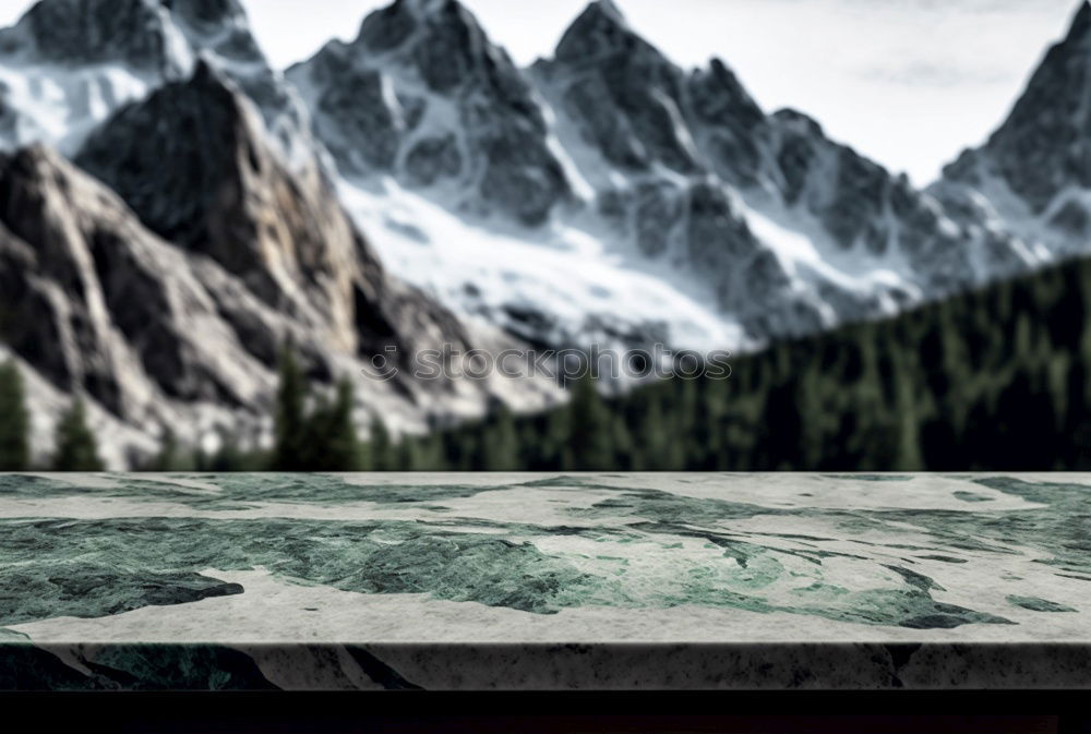 Similar – Glacial lake in deepest Patagonia, Argentina