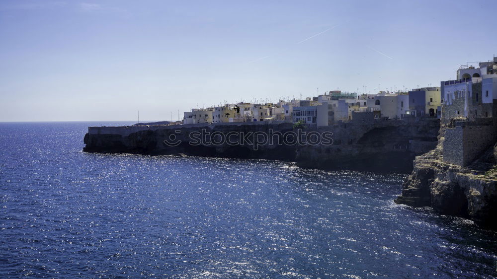 Similar – Image, Stock Photo View to the coast of Bonifacio / Corsica