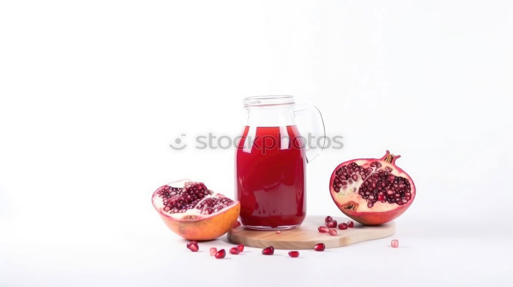 Similar – Image, Stock Photo Flacshe with juice or smoothie and berries