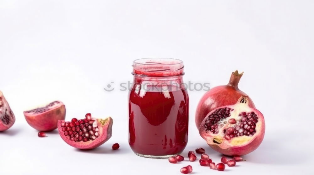 Similar – Image, Stock Photo Flacshe with juice or smoothie and berries