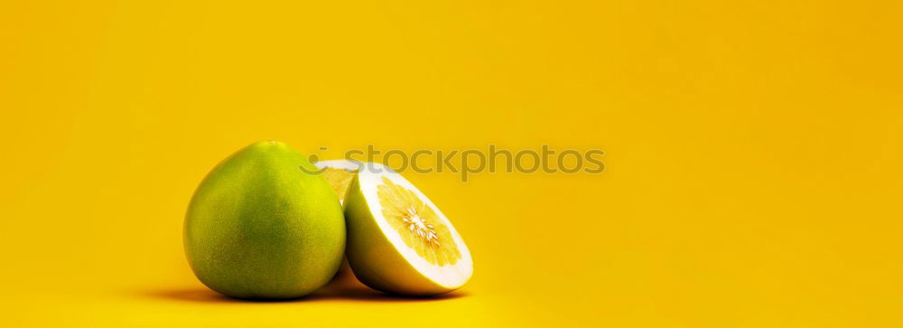 Similar – Image, Stock Photo Jammy lemon half on yellow