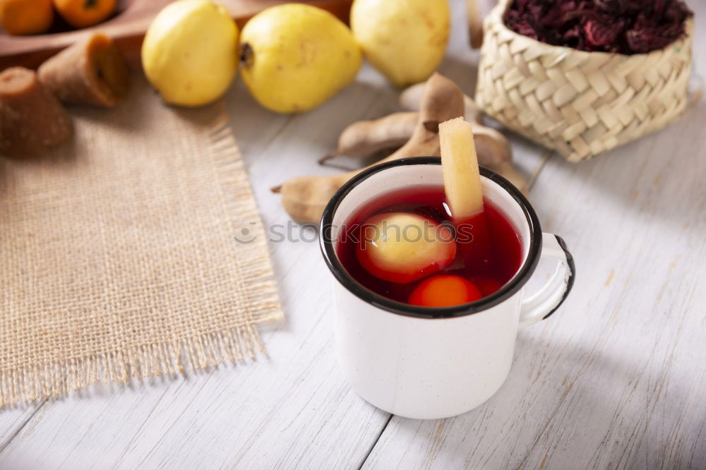 Similar – Image, Stock Photo Homemade jam on wooden table