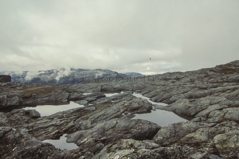 Similar – Image, Stock Photo tip of the tongue Fog Peak