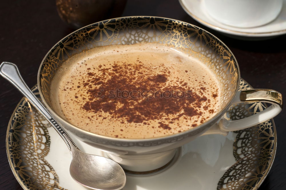 Similar – Image, Stock Photo Breakfast with hot chocolate and traditional sweets