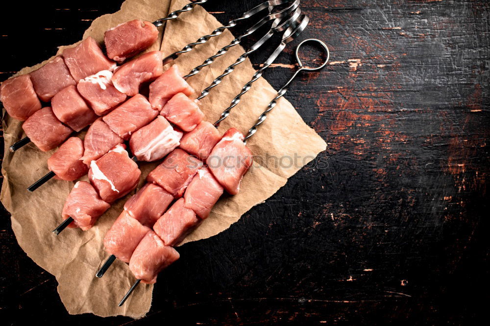 Similar – Image, Stock Photo Asparagus, schnitzel, potatoes