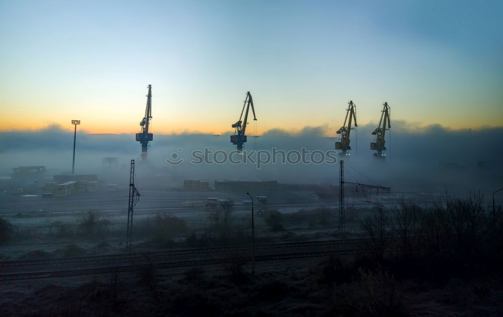 Similar – Jena@Morning Morgen Nebel