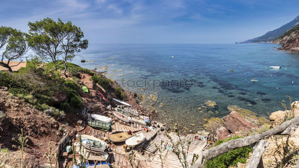 Similar – Image, Stock Photo vernazza Landscape Blue