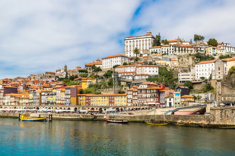 Similar – Historic architecture by Douro river in Porto, Portugal