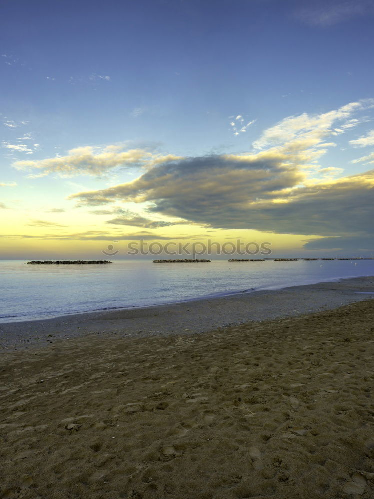 Morgen am Meer Strand