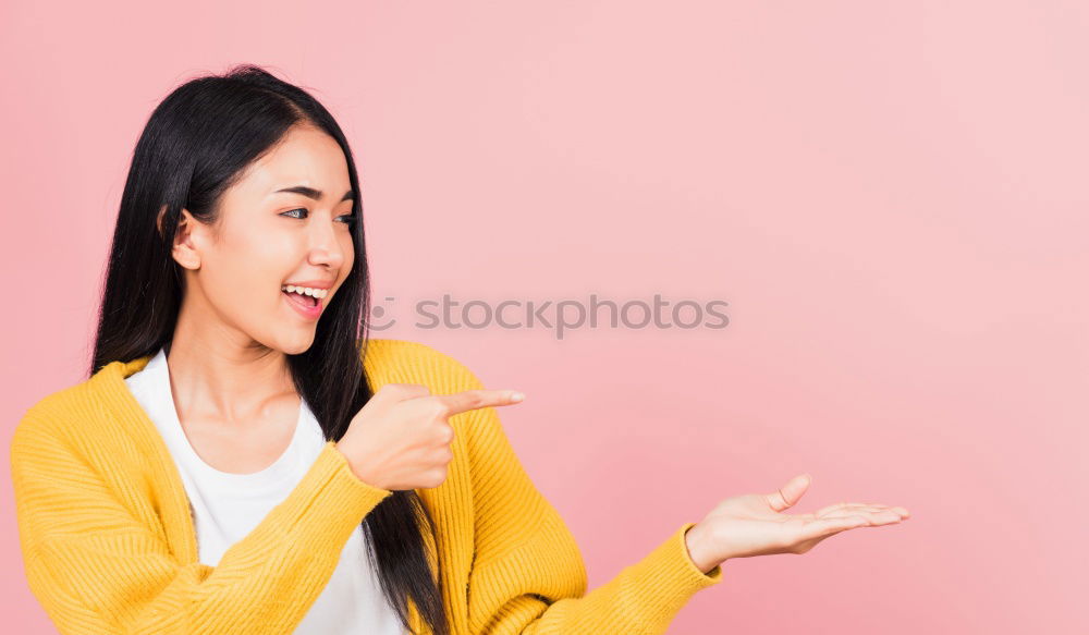 Similar – Image, Stock Photo Happy African woman taking selfie and drinking smoothie