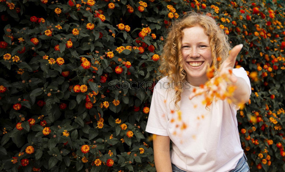 Similar – Image, Stock Photo Young woman with dreadlocks laughs into the camera