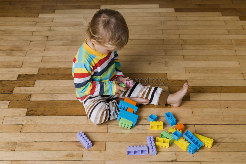 Similar – Image, Stock Photo happy toddler girl in pyjamas