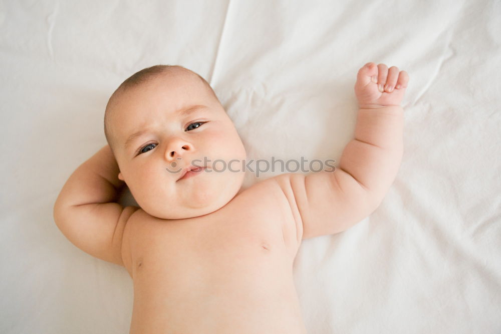 Similar – Baby with one years old getting out of bed