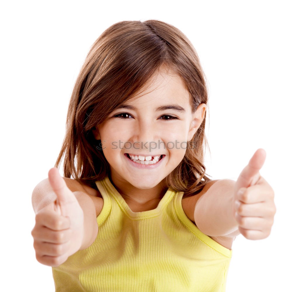 Similar – A kid holding a happy emoticon face