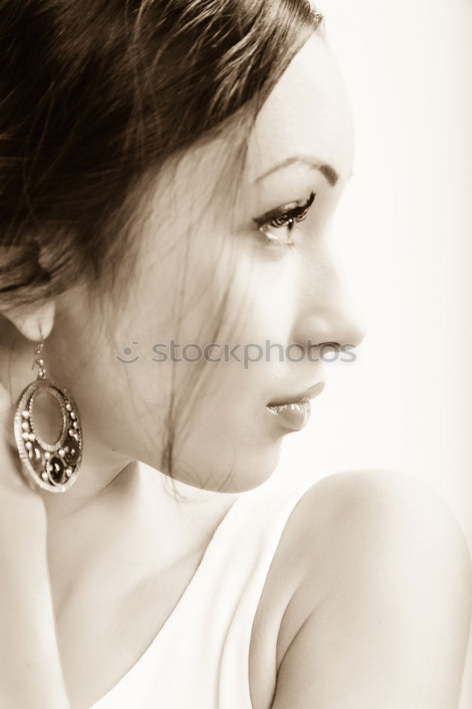 Similar – Image, Stock Photo Woman against the light