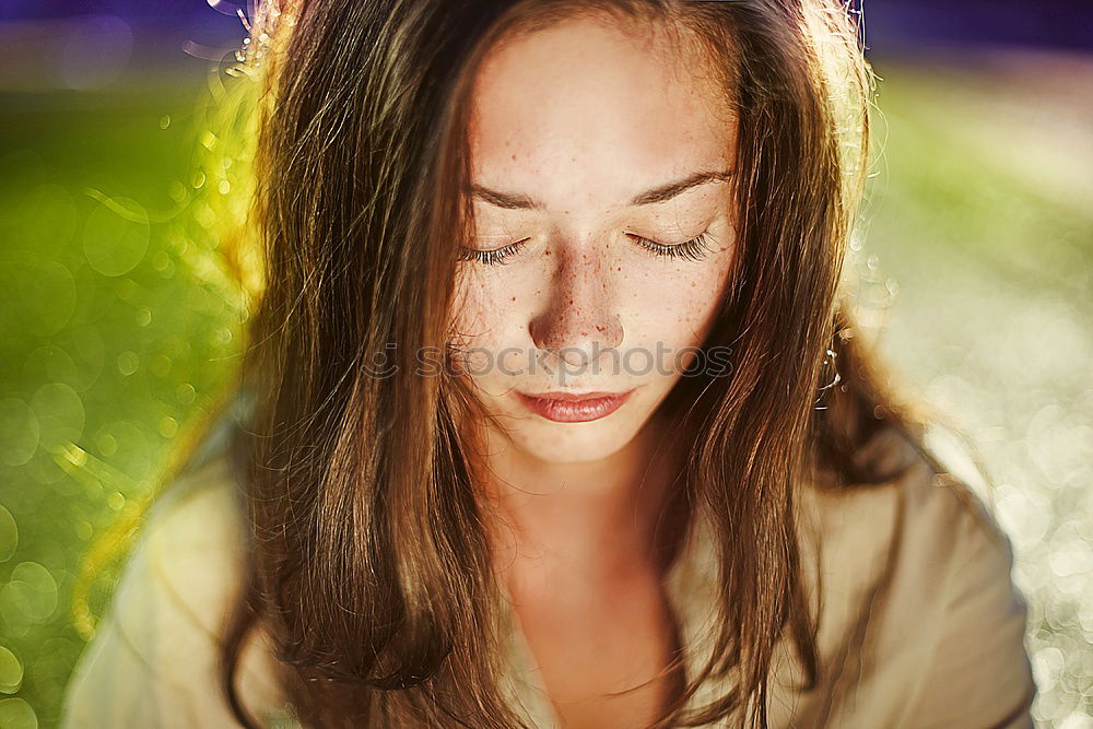 Image, Stock Photo Wind in your hair