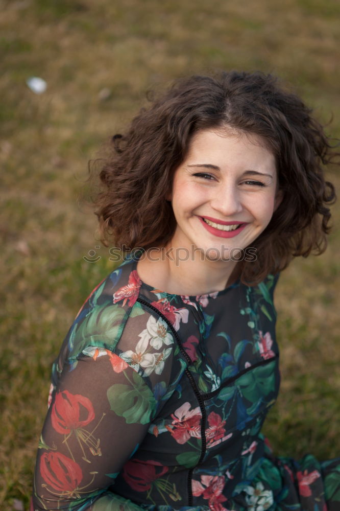 Similar – girl enjoying the sunshine on her face