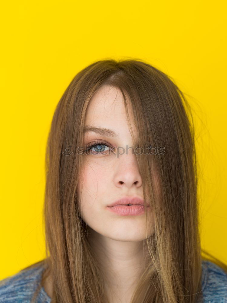 Similar – Image, Stock Photo Pretty woman posing in studio