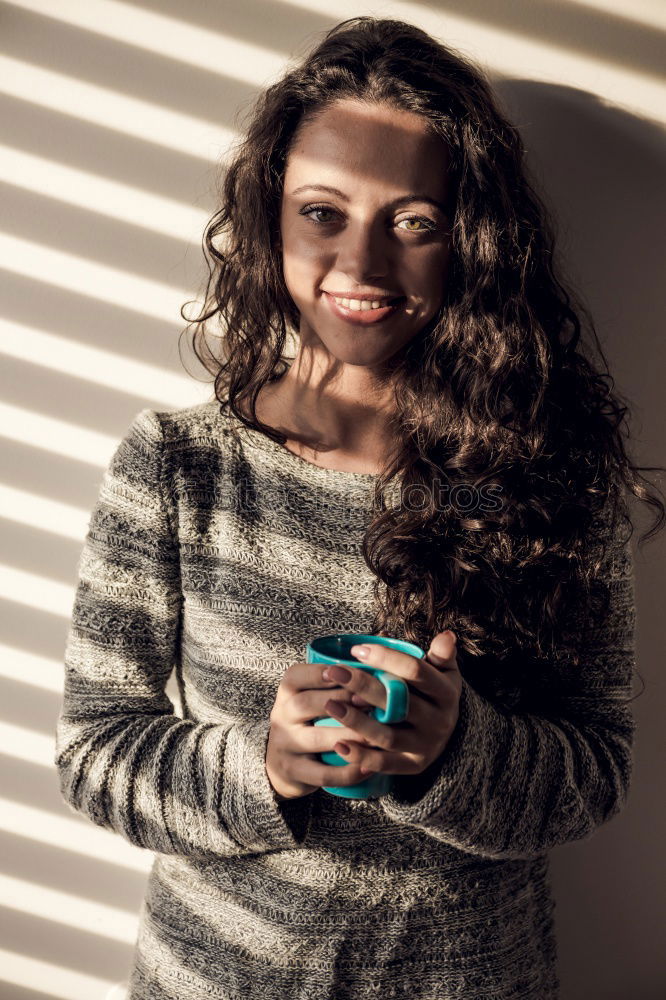 Similar – Image, Stock Photo Attractive woman with book at table