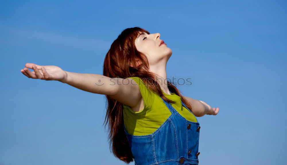 Similar – Image, Stock Photo Hanna in the sky with diamonds