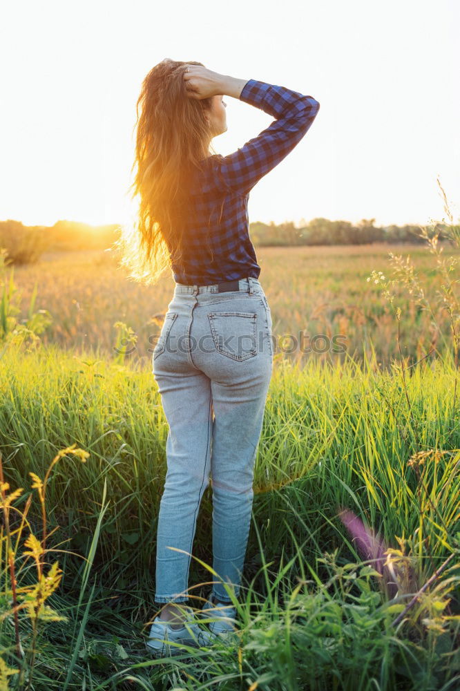 Similar – girl with hat Joy Happy