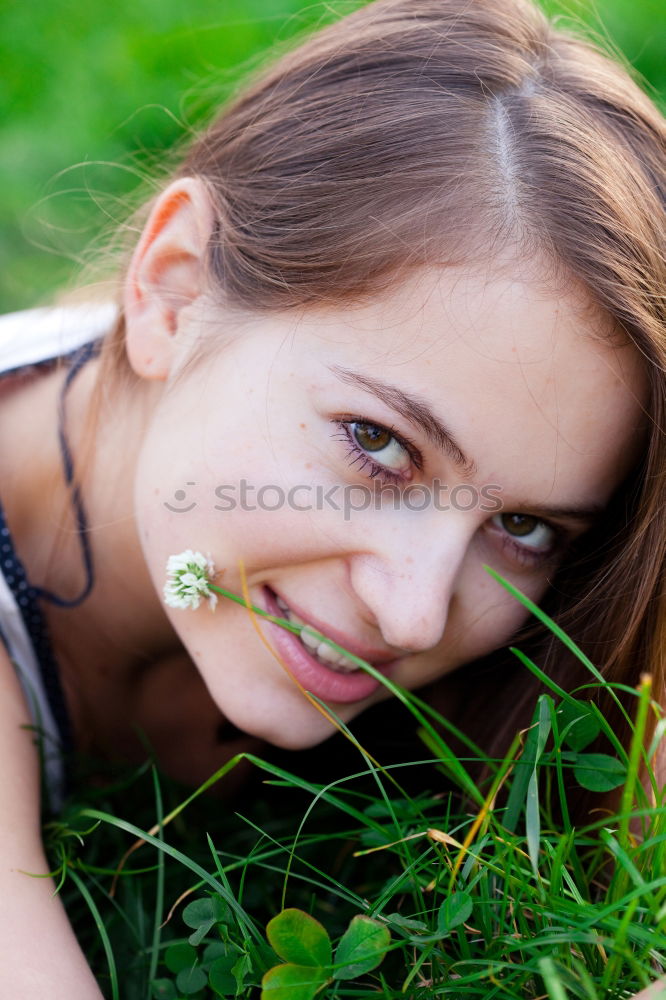 Similar – Image, Stock Photo Beautiful brunette girl