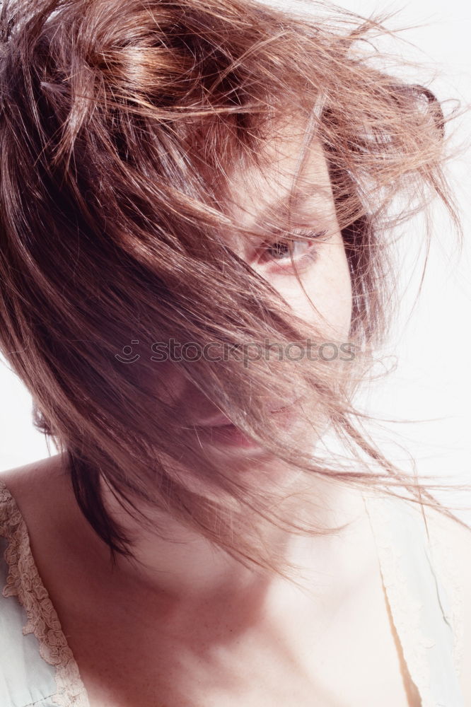 Similar – Image, Stock Photo Wind in your hair