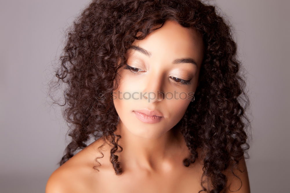 Similar – young black woman smiling with braces