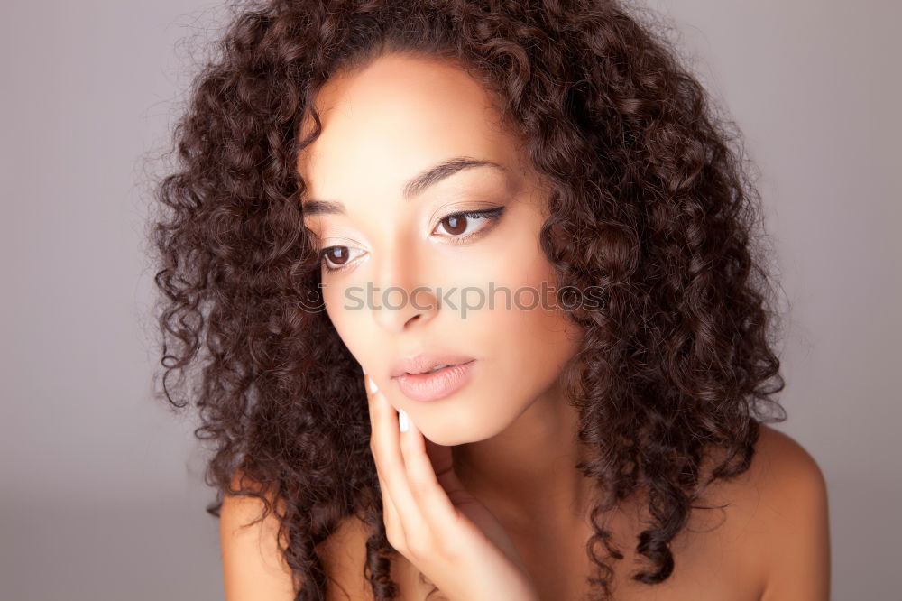 Similar – young black woman smiling with braces