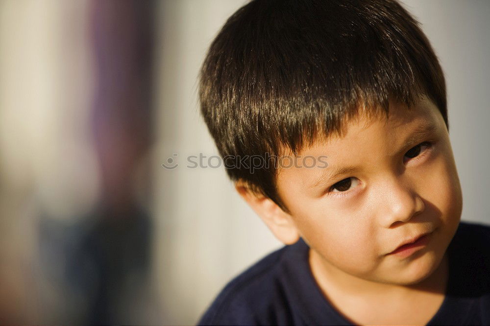 Similar – Image, Stock Photo Young face with old eyes