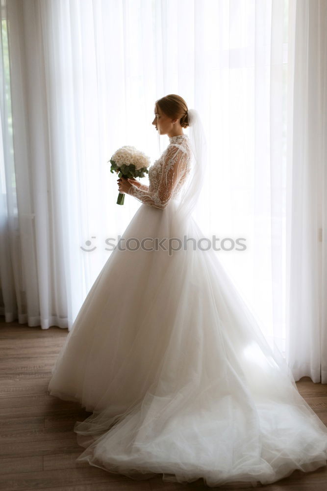 Similar – Foto Bild brautfrisur Frau Braut