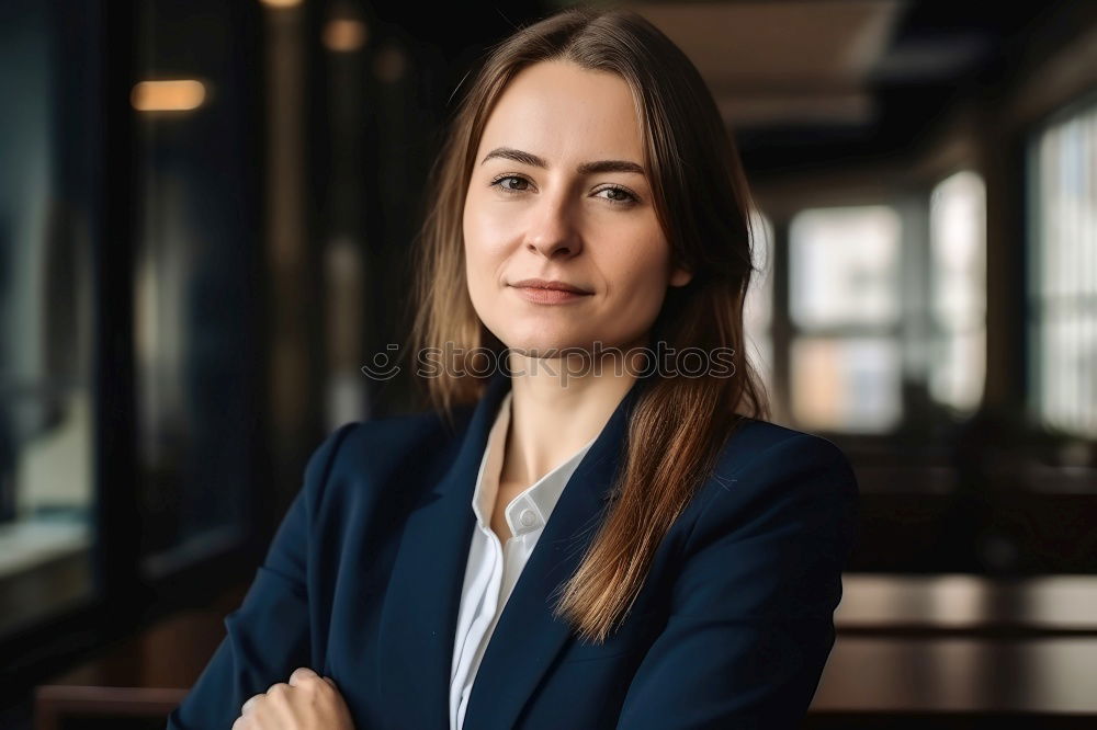 Similar – Image, Stock Photo Elegant woman standing against dark background