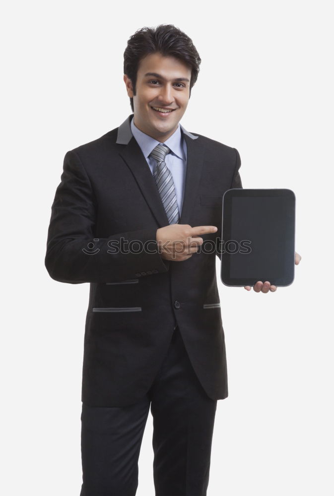 Similar – Image, Stock Photo Elegant Young Businessman in the Street