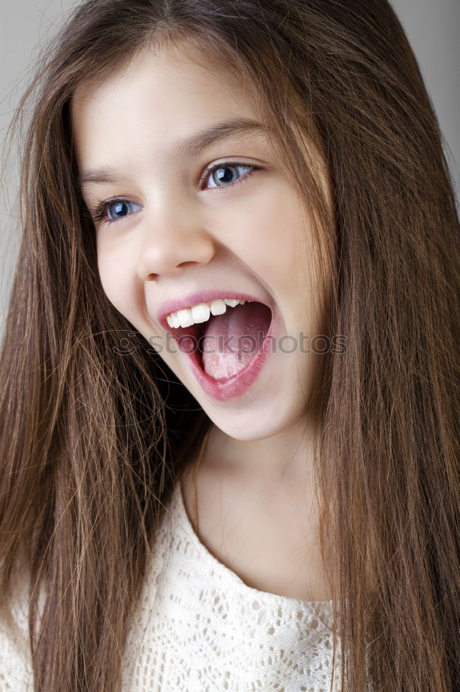 Image, Stock Photo luise II Child Girl Face