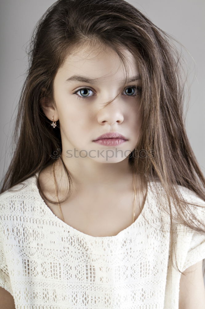 Similar – Beautiful face of girl in Christmas