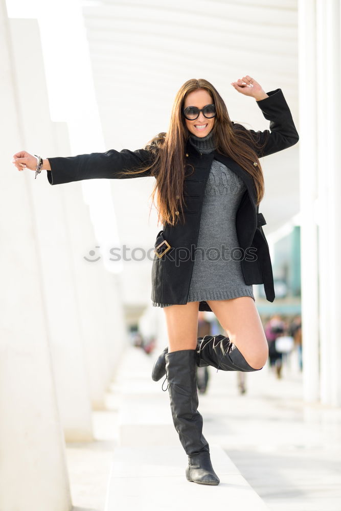 Similar – Afroamerican woman in urban street. Afro hairstyle.