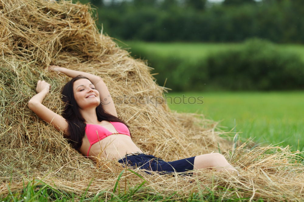 Similar – Image, Stock Photo Summer Baby Woman