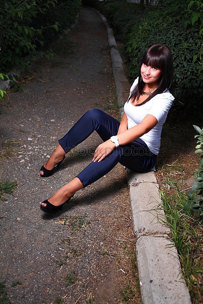 Similar – Carina at the abandoned pool.