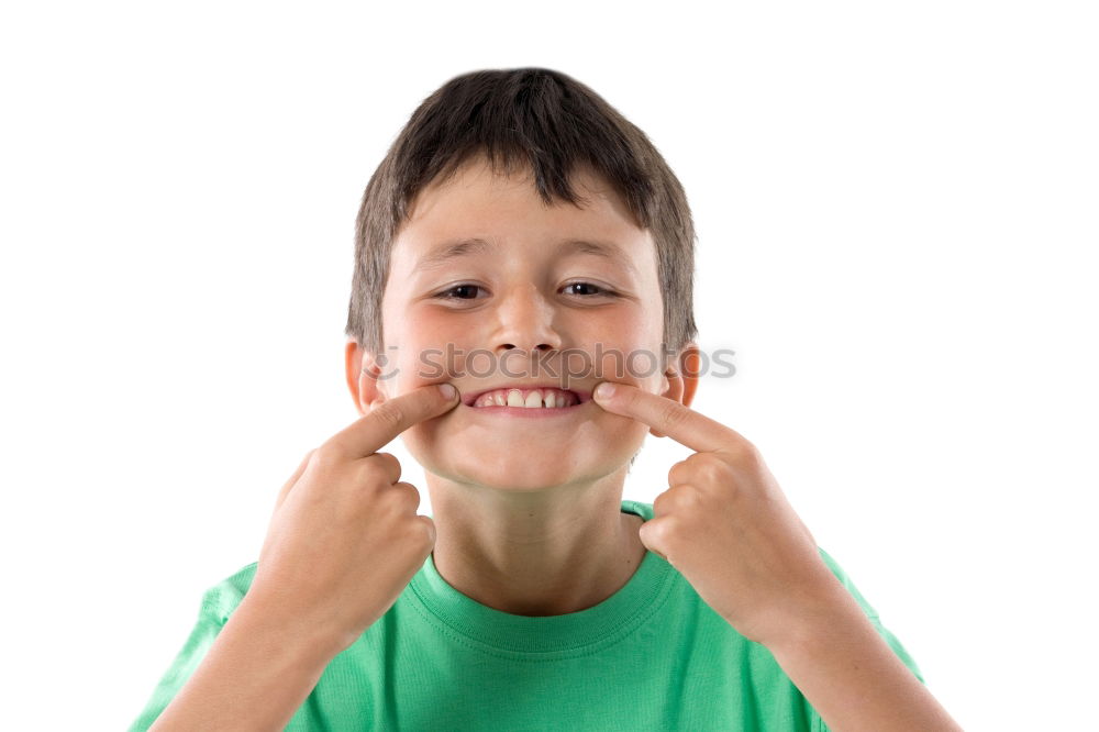 Similar – Close up face portrait little young asian boy