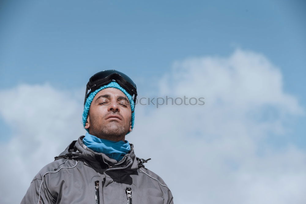 Image, Stock Photo the view Winter Clouds