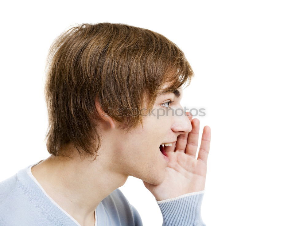 Similar – Image, Stock Photo Young woman is surprised