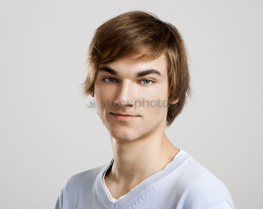 Similar – Image, Stock Photo Portrait Human being