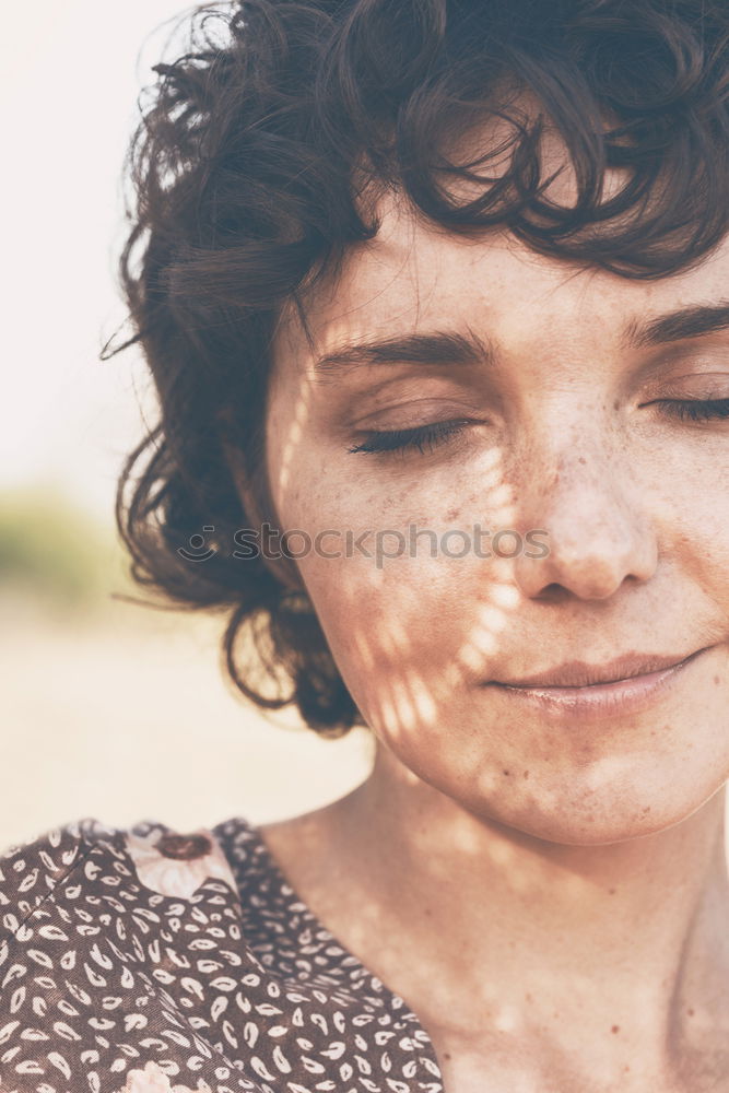 Similar – Image, Stock Photo Attractive woman in male shirt
