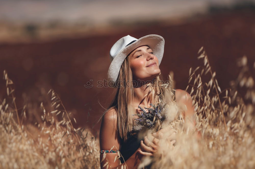 Similar – Image, Stock Photo Woman with map in woods