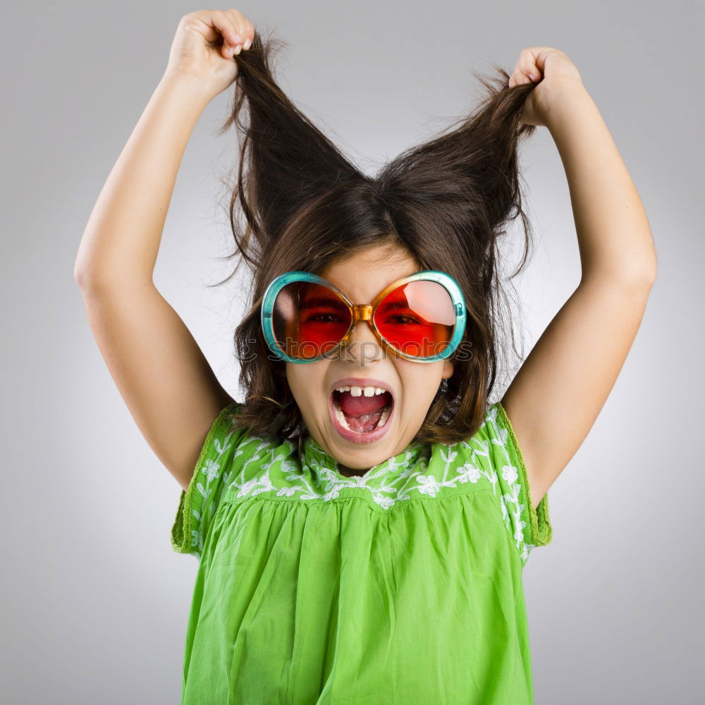 Similar – Image, Stock Photo baby with hat and sunglasses