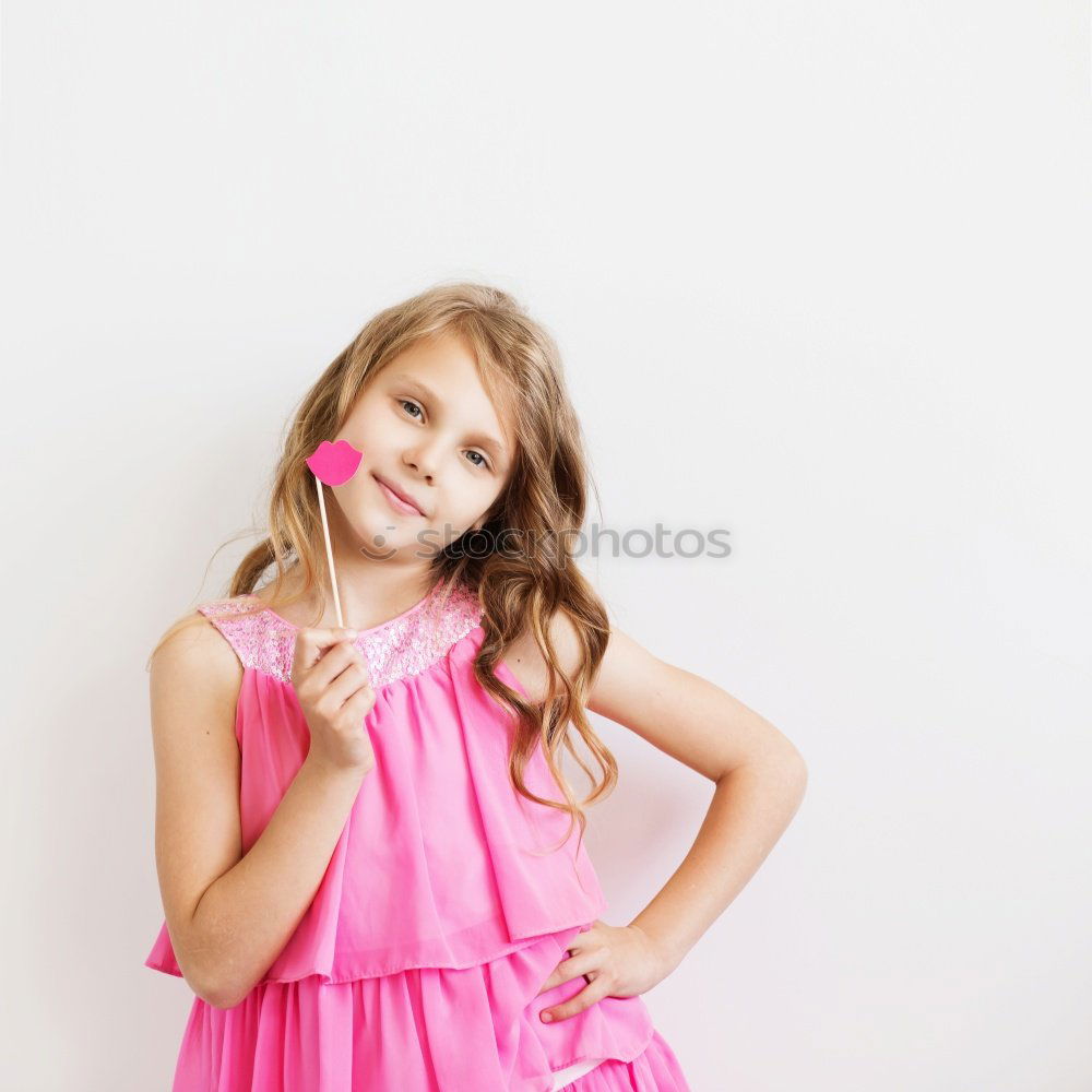 Similar – Image, Stock Photo beautiful kid girl playing under white sheets on bed