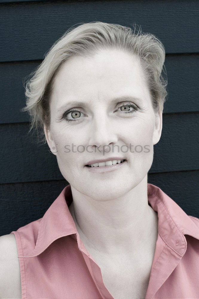 Similar – Middle Aged Woman Smiling Outdoors Portrait