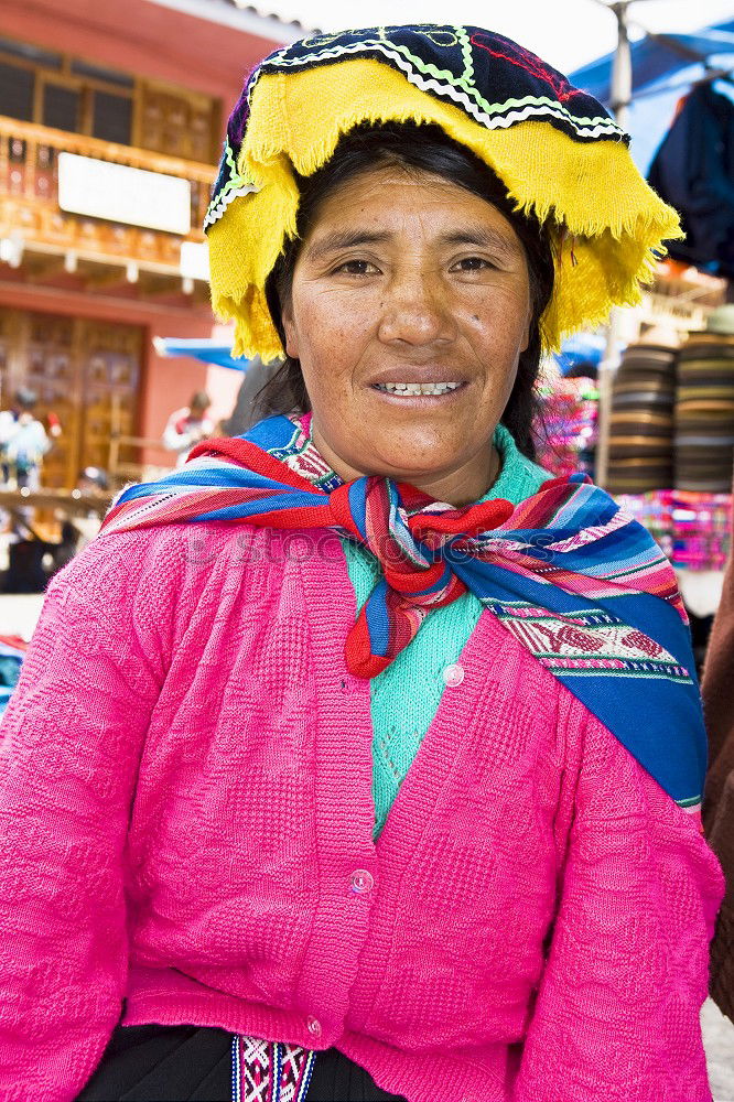 Similar – Image, Stock Photo Fabric Seller Guatemala