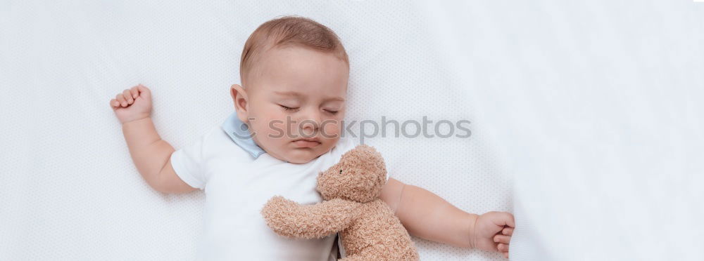 Similar – Teddy bear in a baby room