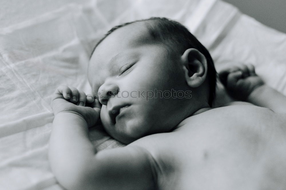 Similar – Image, Stock Photo Sleeping baby Feminine